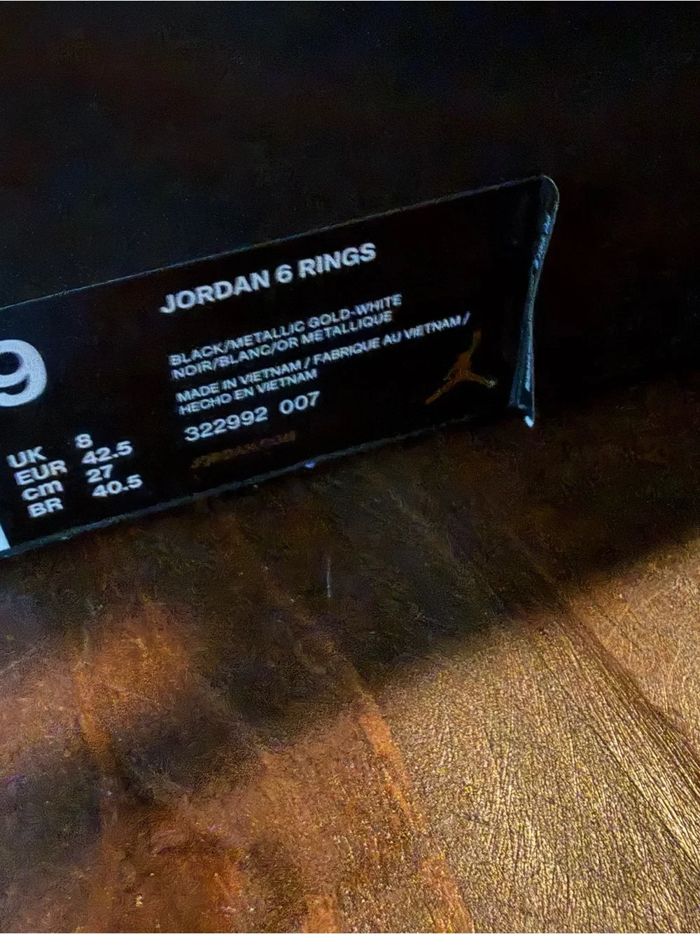 DeadStock Nike Air Jordan 6 Rings 
